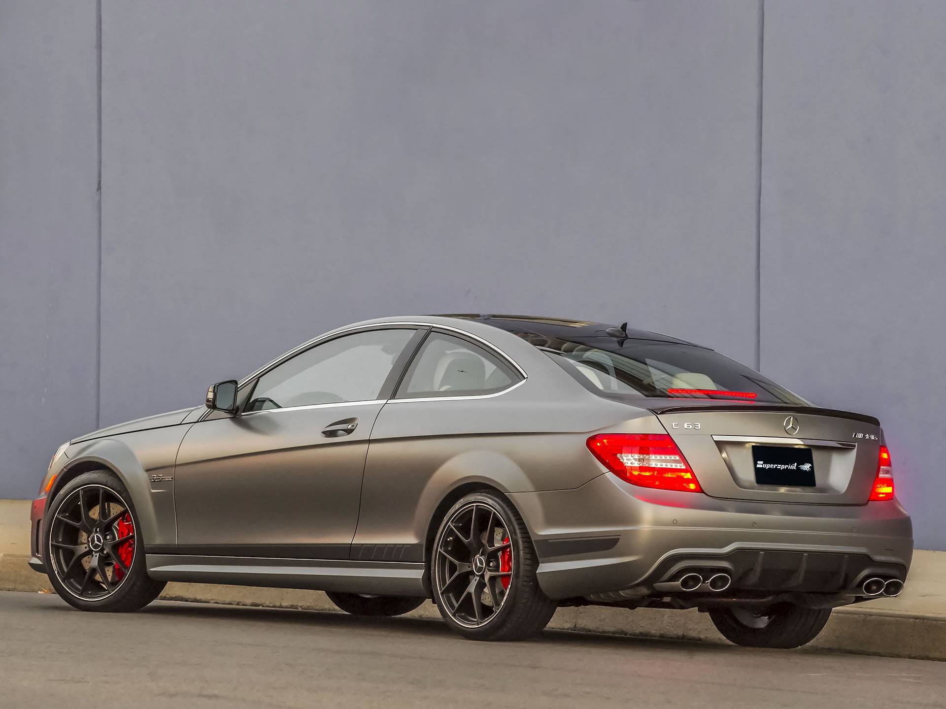 Impianto di scarico per MERCEDES C204 C63 AMG Edition 507 Coupé V8 (507 Hp) 2014 ->